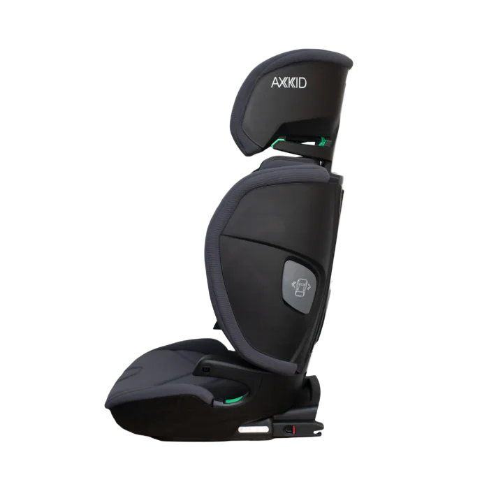 Bältesstolen Axkid Nextkid i Shell Black från sidan