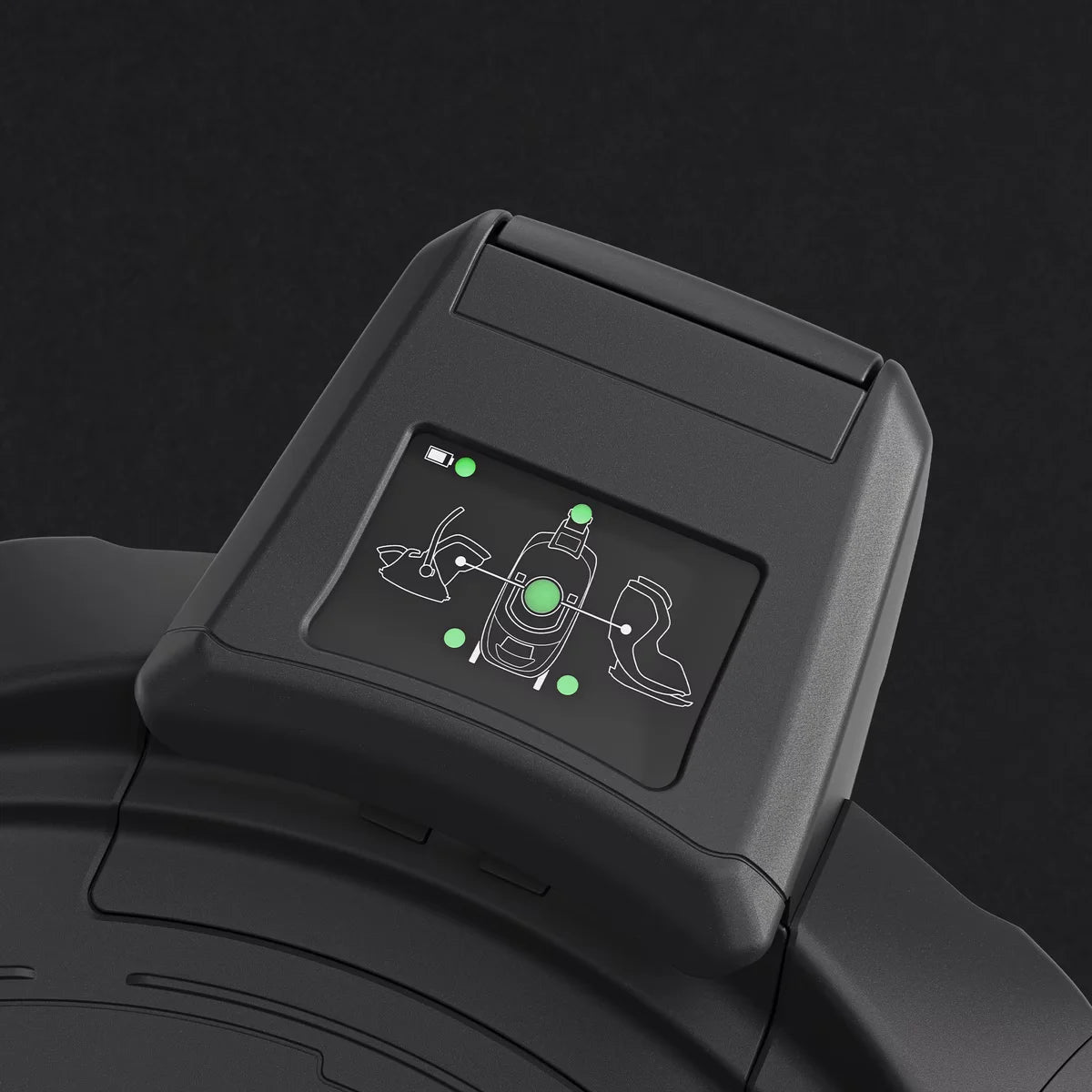 Hyr Thule Alfi ISOFIX-bas av Parently med en digital display som guidar och säkerställer korrekt och säker montering.