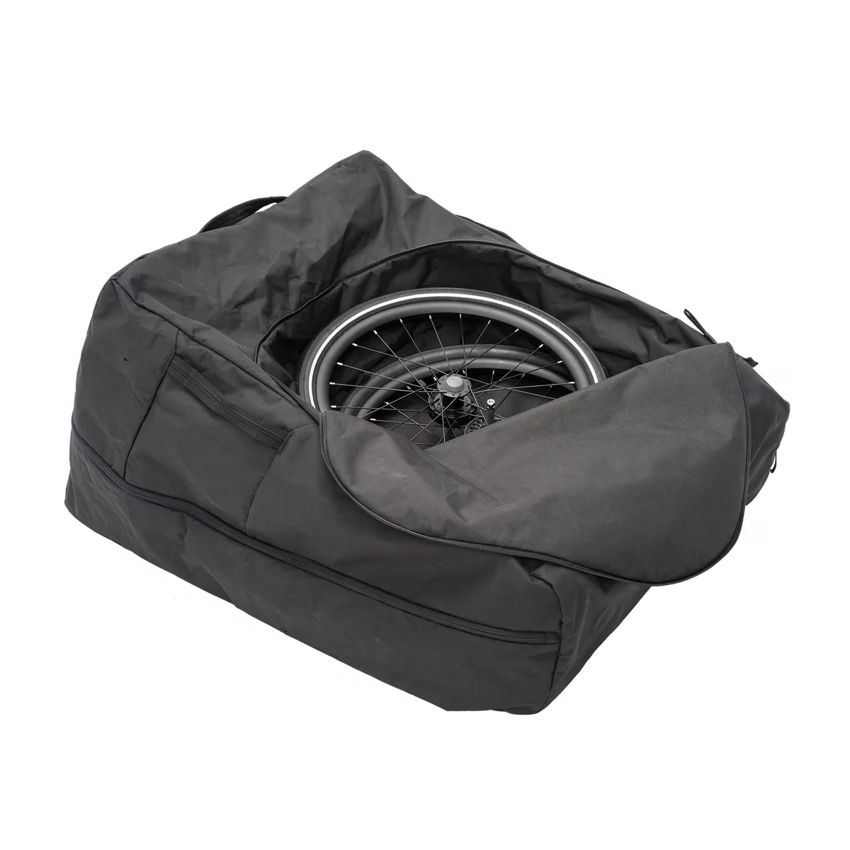 Hyr Thule Chariot Transportväska av Parently till din cykelvagn med ett separat fack för hjulen