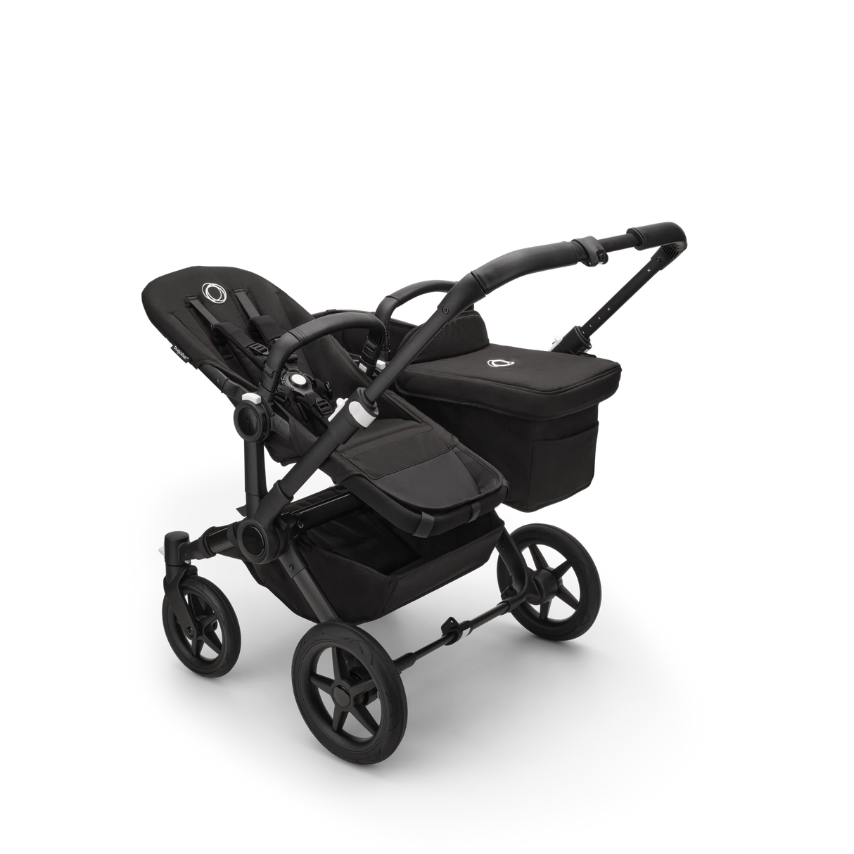 Syskonvagnen Bugaboo Donkey 5 Duo med lutningsbar sittdel