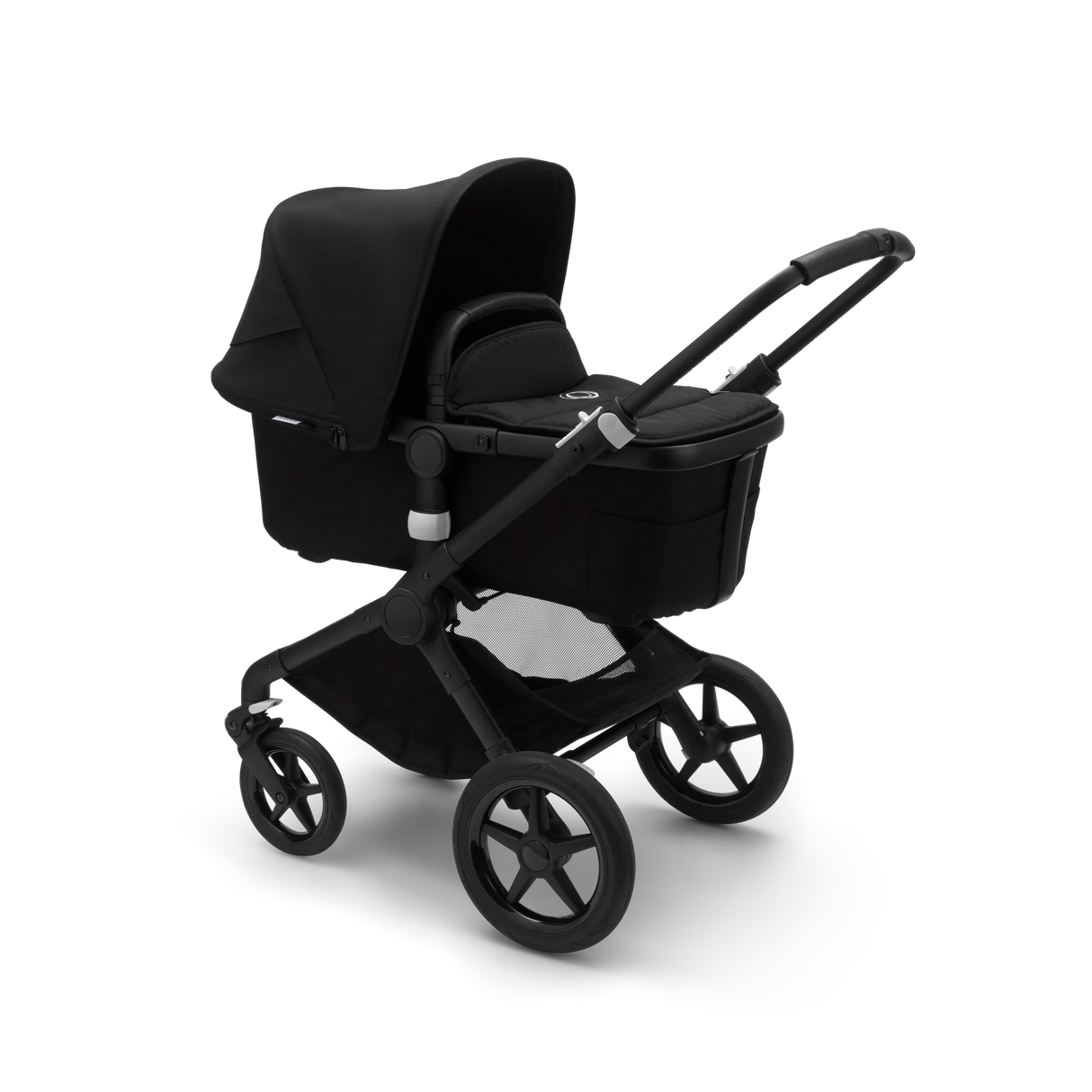 Barnvagnen Bugaboo Fox 2 med liggdel i svart