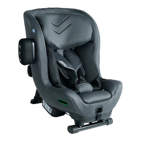Bilbarnstolen Axkid Minikid 4 i färgen Granite Melange