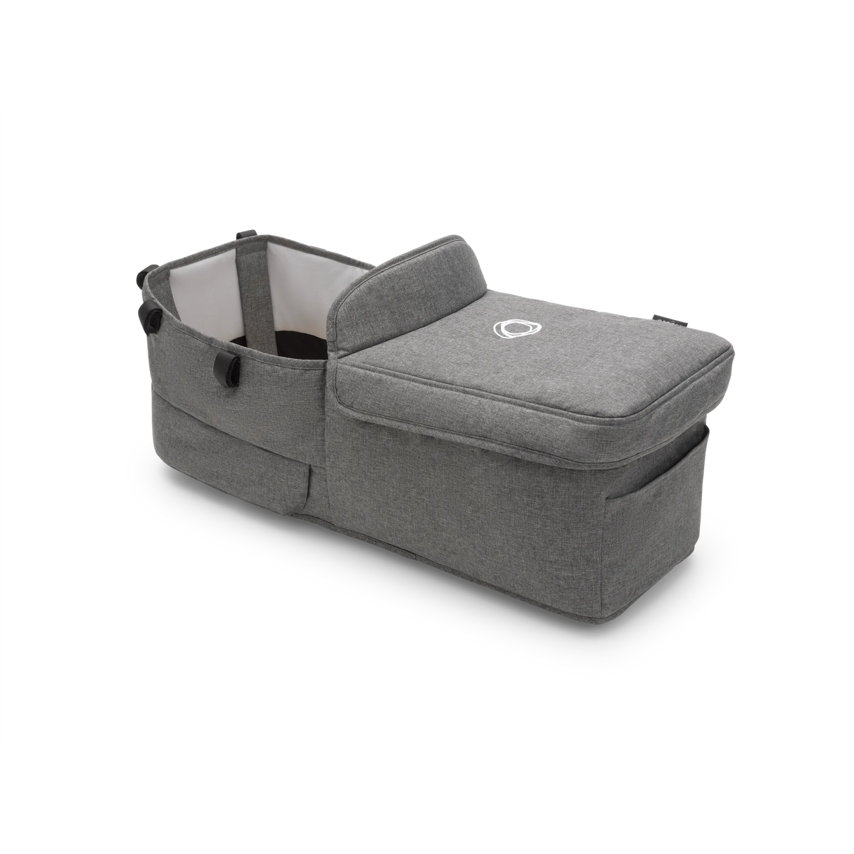 Gråmelerad liggdel till Bugaboo Donkey 5