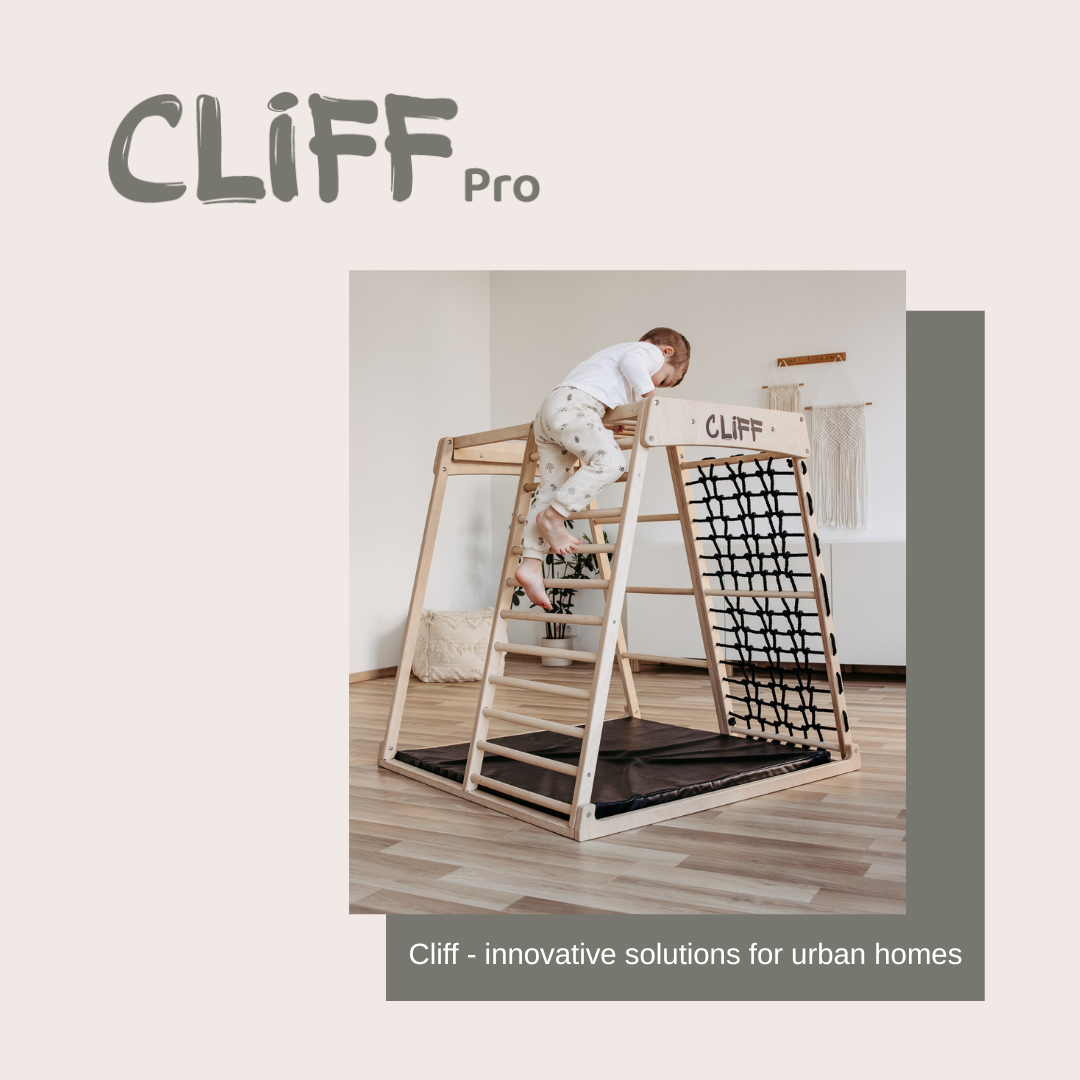 Cliff PRO Premium inomhusklätterställning i trä