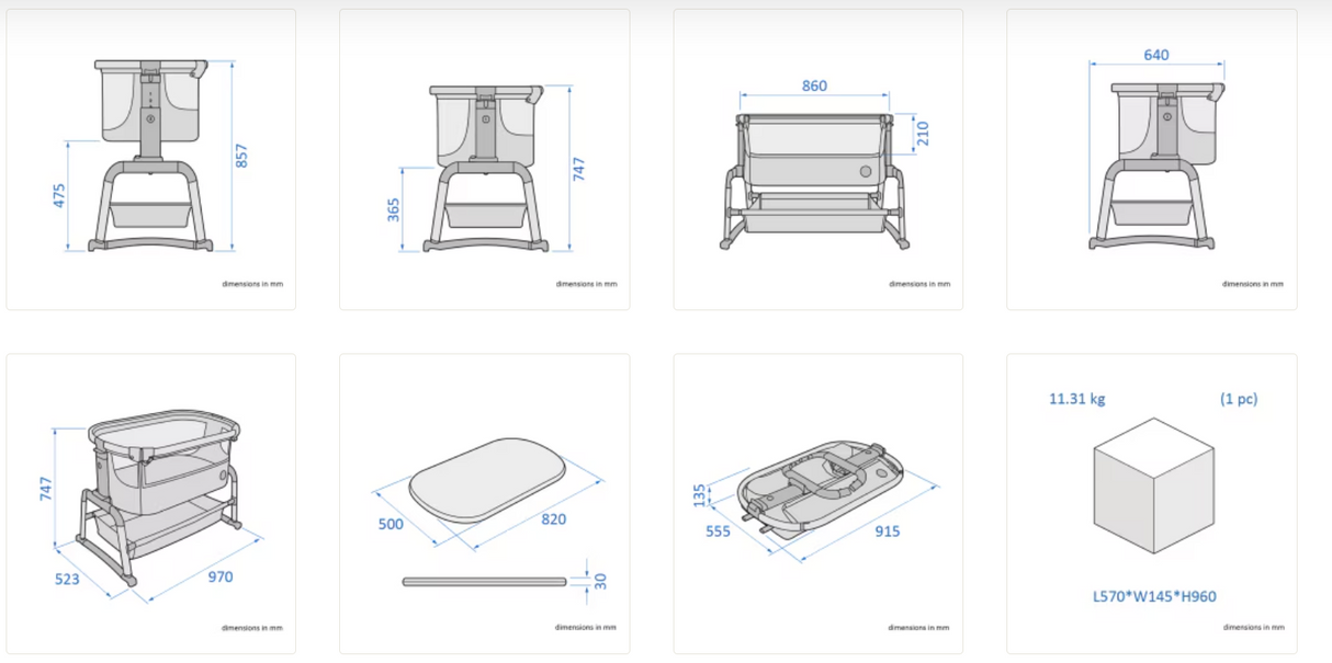 Maxi-Cosi Iora Air Sidosäng (kortsiktigt)