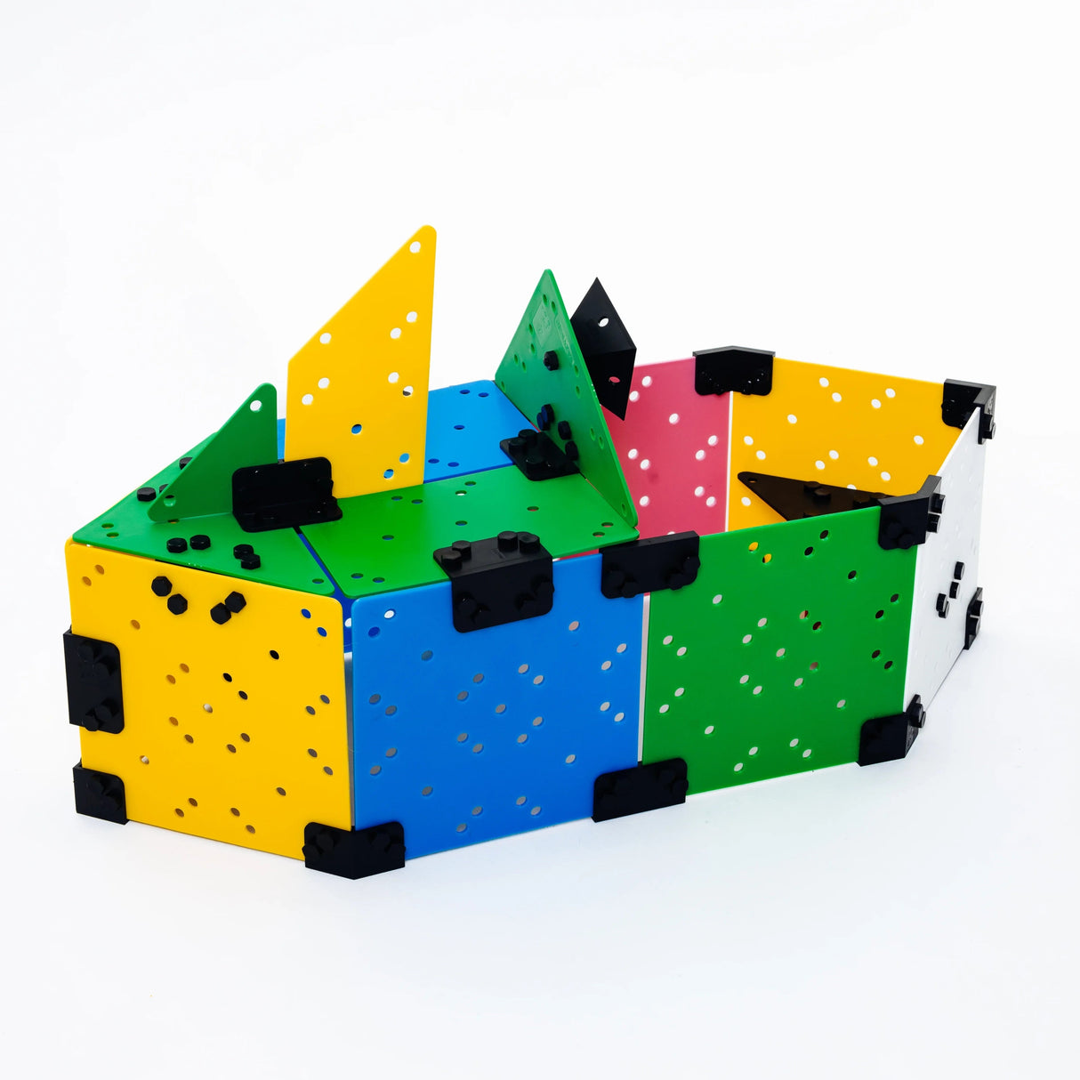 EAZYMEC Grundpaket: Båt i mixade färger från sidan