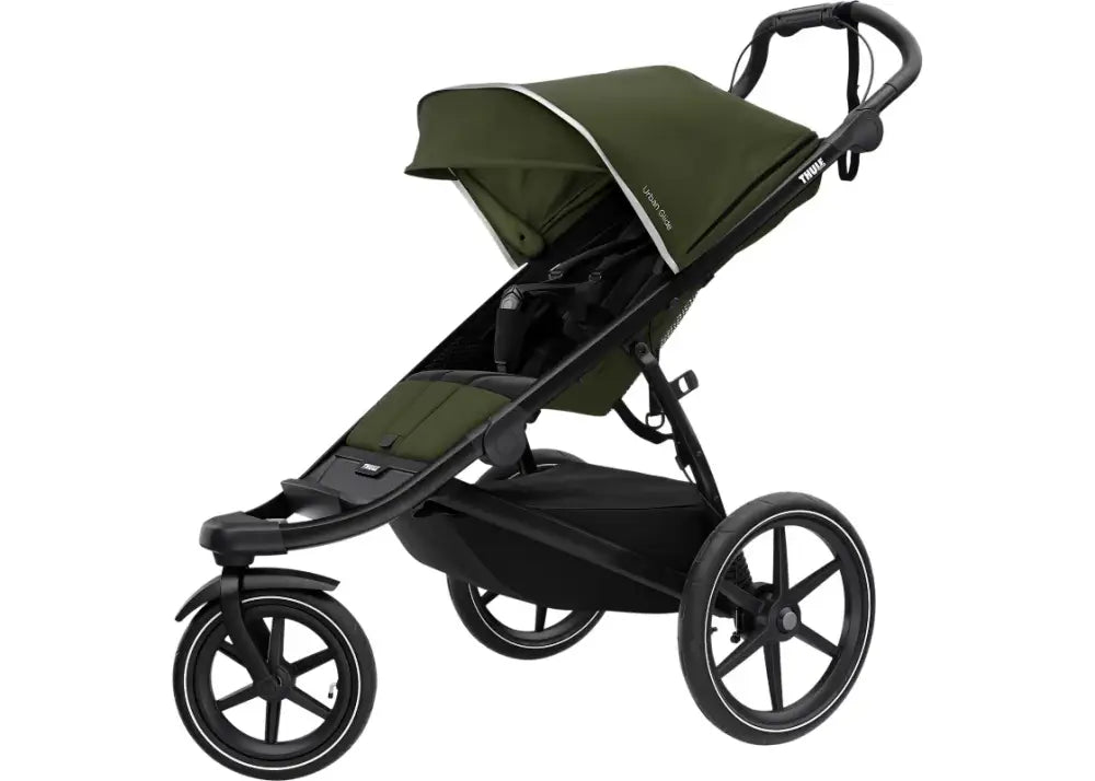 Thule Urban Glide 2 Enkel / Dubbel Nyfödd Set Pre-Loved (Svart Svart) 12 + Månader Joggingvagnar