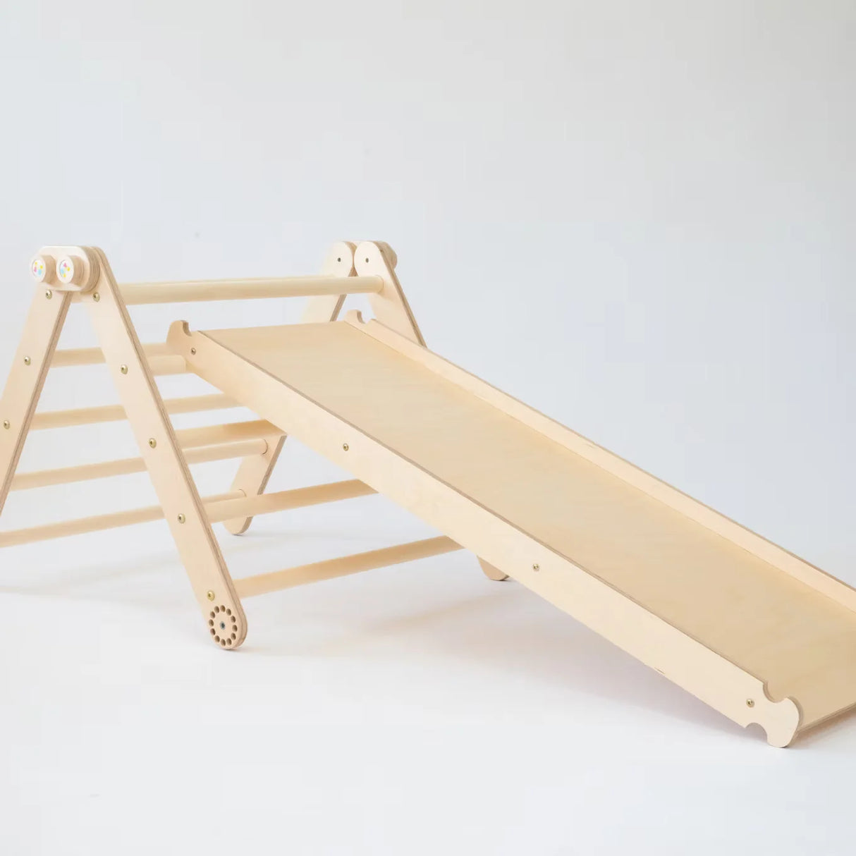 Cliff Klättertriangel med dubbelsidig rutschkana