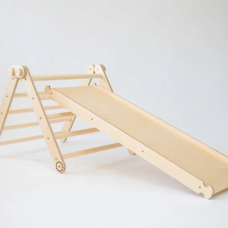 Cliff Klättertriangel med dubbelsidig rutschkana