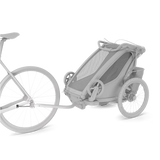 Hyr Thule ezHitch™ axelfästesplatta för att koppla cykelvagnen hos Parently