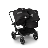 Ventilerande solsuffletter på Bugaboo Donkey 5 Duo i svart