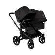 Bugaboo Donkey 5 Duo – en svart syskonvagn med sittdel och liggdel