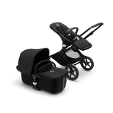 Bugaboo Fox 3 – en svart duovagn där du kan växla mellan sittdel och liggdel