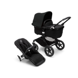 Bugaboo Fox 3 – en svart duovagn där du kan växla mellan sittdel och liggdel