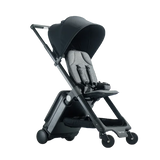 TernX Carry On Luggage Stroller i fullt uppfällt läge med avtagbar sufflett.