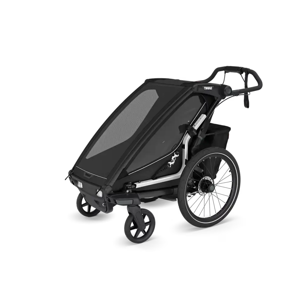 Hyr multisportcykelvagnen Thule Chariot Sport 2 Enkel av Parently 