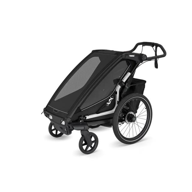 Hyr multisportcykelvagnen Thule Chariot Sport 2 Enkel av Parently 