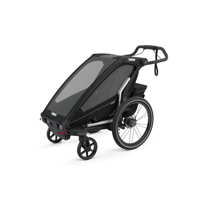 Thule Chariot Sport Dubbel Pre-Loved / Svart 12 + Månader Cykelvagnar