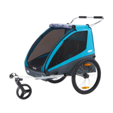 Thule Coaster XT Dubbel Cykelvagn i blå