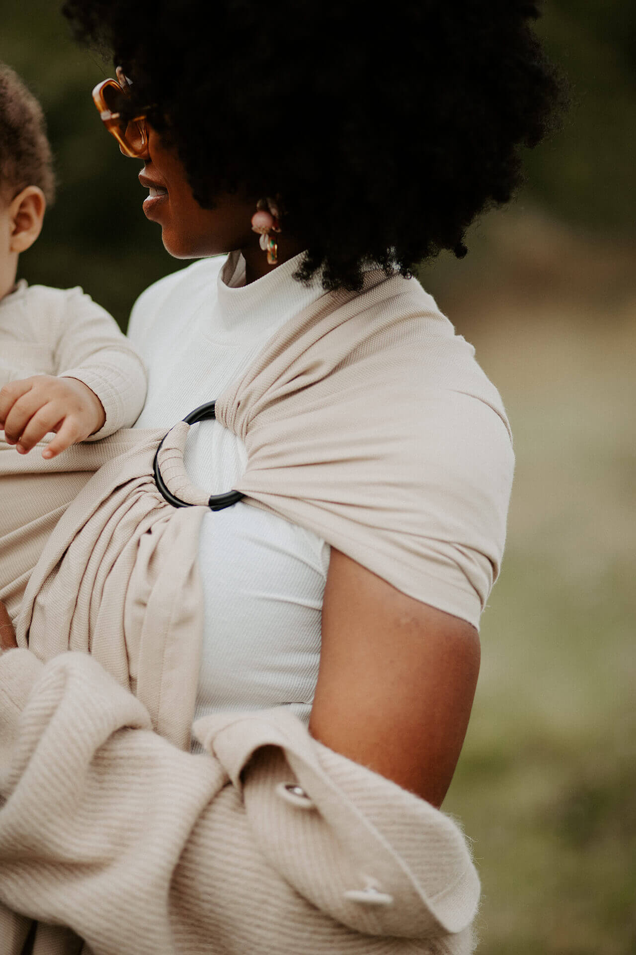 Luie Baby Sling - Beige