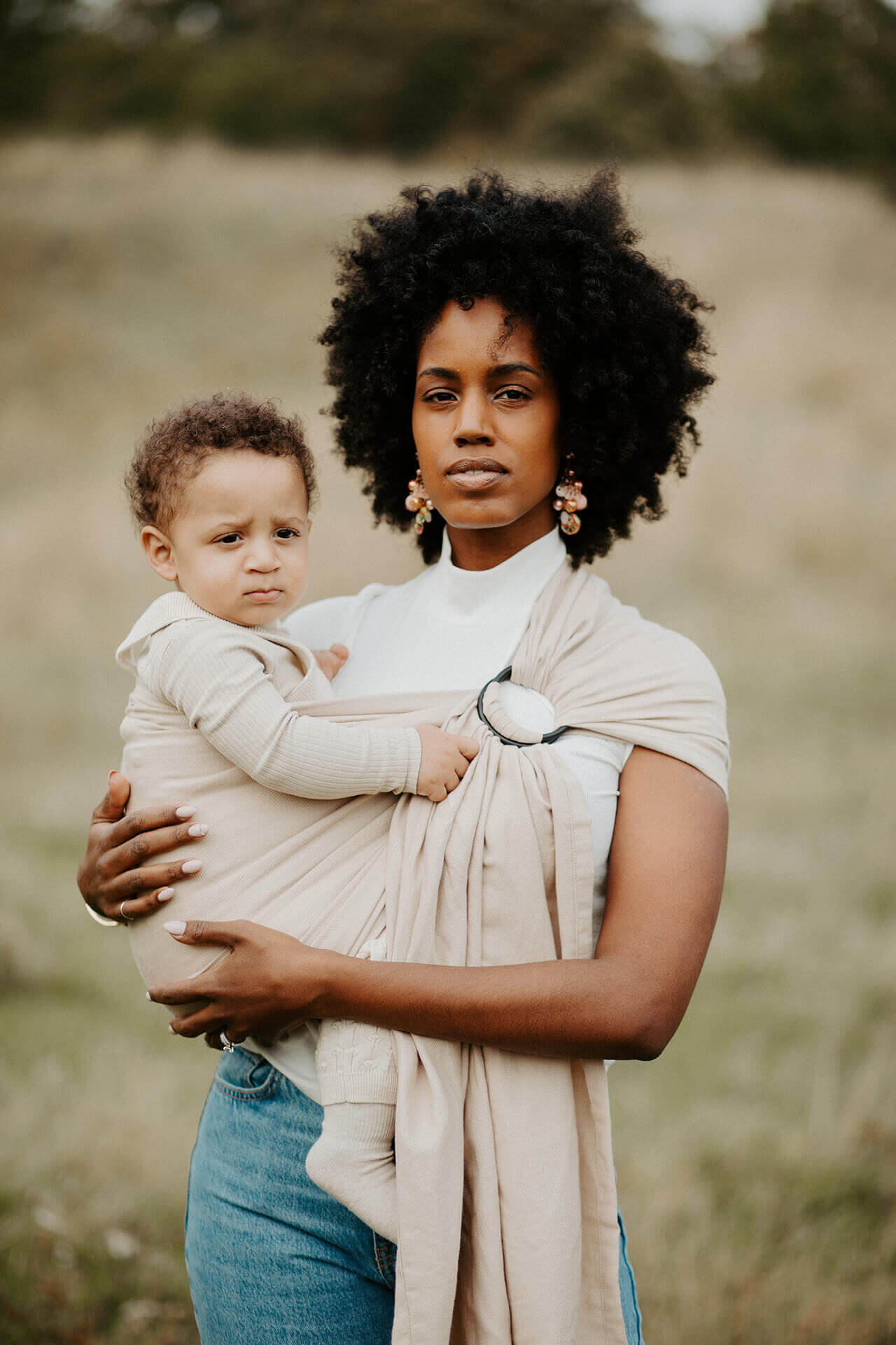 Luie Baby Sling - Beige