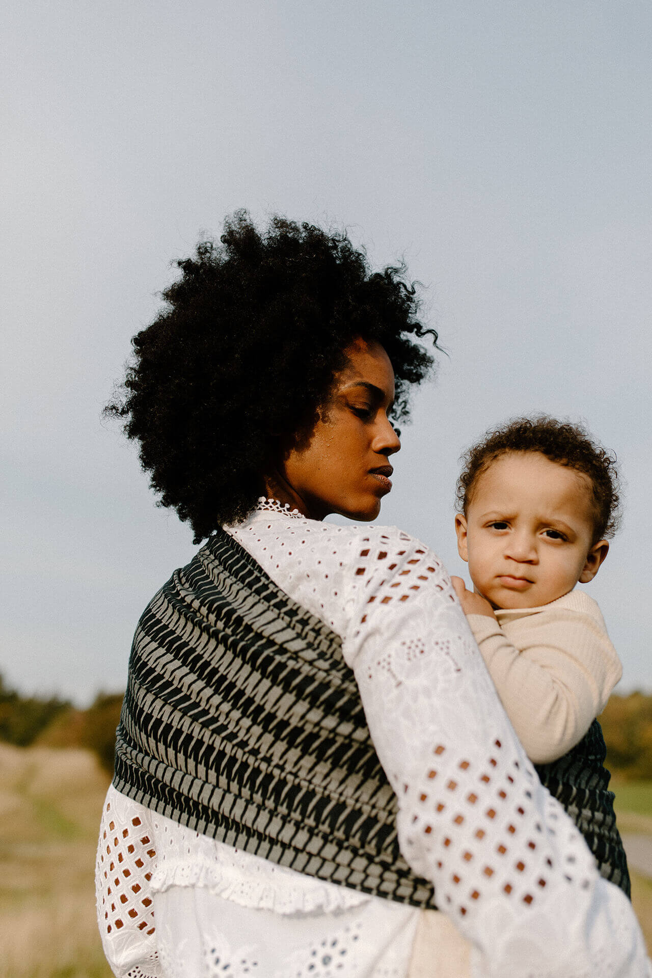 Luie Ring Sling - Houndstooth