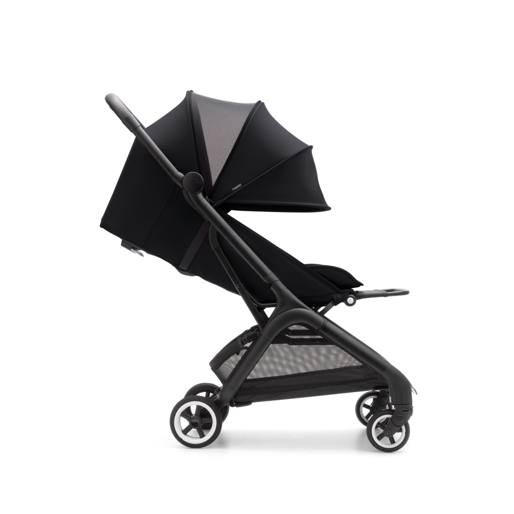 Bugaboo Butterfly black - unfolded - picture from the side